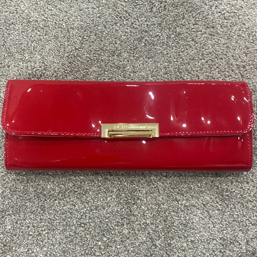 NWOT Clutch Handbag with detachable gold chain BCB Generation RED Women’s